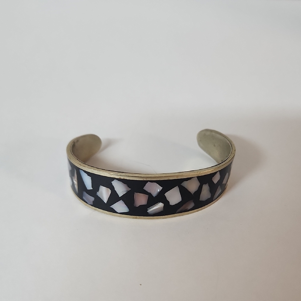 Small Mother Of Pearl Cuff Bracelet